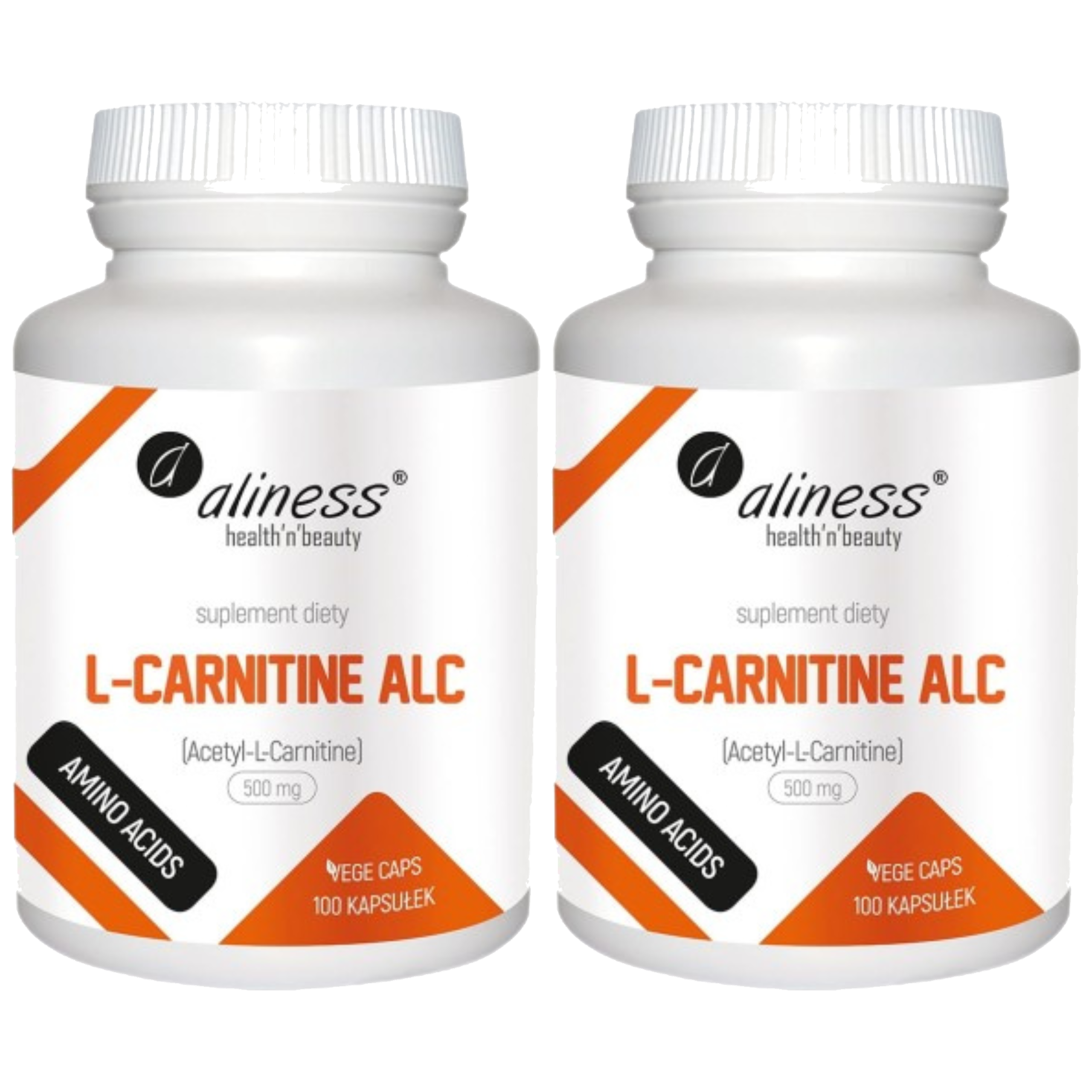 ALINESS - L-Carnitine ALC 500mg - 2x 100vcaps.