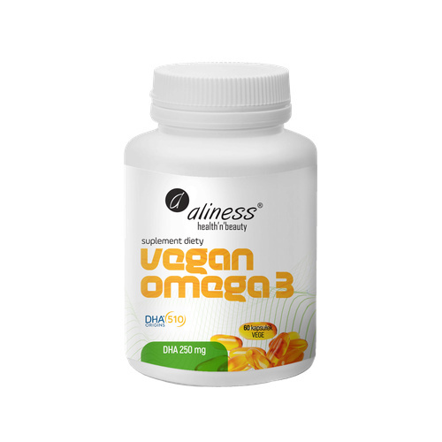 ALINESS - Vegan Omega 3 - DHA 250mg - 60caps.