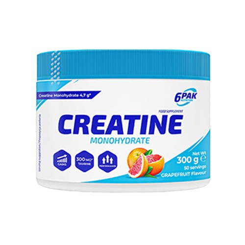 6PAK Creatine Monohydrate - 300g