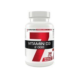 7 NUTRITION Vitamin D3 2000 - 360caps.