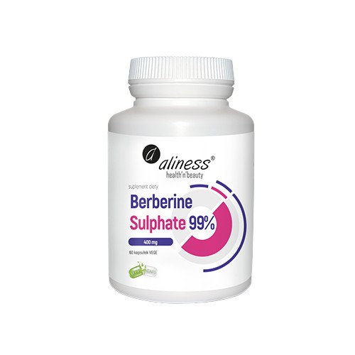 ALINESS Berberine Sulphate 99% 400 mg - 60vcaps
