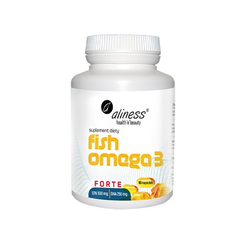 ALINESS Fish Omega 3 Forte EPA 500mg DHA 250mg - 90caps.