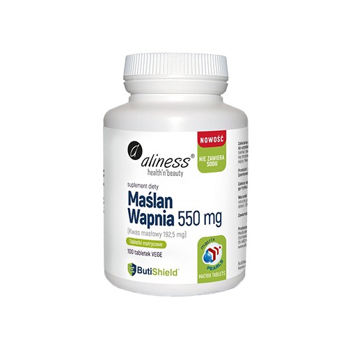 ALINESS Maślan Wapnia 550mg - 100vtabs