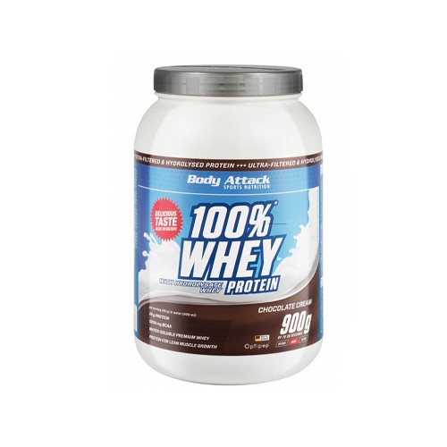 BODY ATTACK 100% Whey Protein - 900g