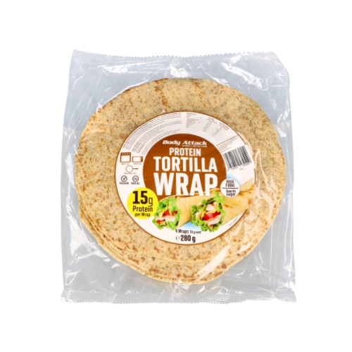 BODY ATTACK Protein Tortilla Wraps (4 wraps) - 280g