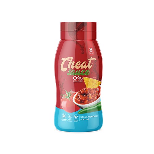 Cheat Meal Nutrition Sauce 0% (Sos zero kalorii) - 500ml - Meksykańska salsa