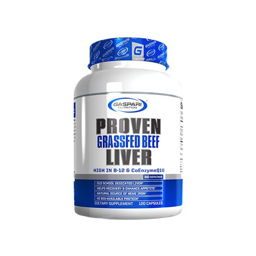 GASPARI NUTRITION Proven Grassfed Beef Liver -  120caps