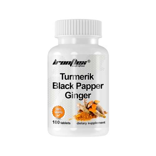 IRONFLEX Turmerik Black Papper Ginger - 100 tabs.