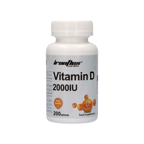 IRONFLEX Vitamin D 2000 IU - 100tabs. WYPRZEDAŻ