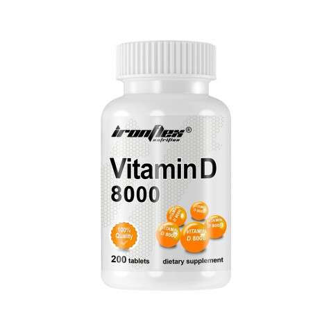 IRONFLEX Vitamin D 8000 - 200tabs.