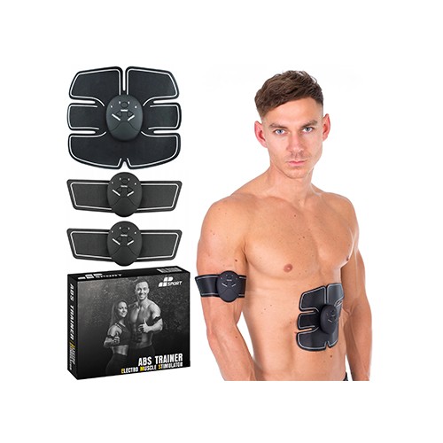 MP SPORT EMS Electro Muscle Stimulator - ABS Trainer - Elektrostymulator Mięśni do Ćwiczeń