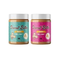 MP SPORT Peanut Cream 100% Peanut Smooth & Crunchy - Masło Orzechowe / Krem orzechowy - 2x 1000g