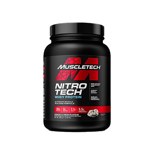 MUSCLE TECH Nitro Tech Whey Protein - 908g