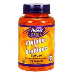 NOW Arginine & Ornithine - 100caps