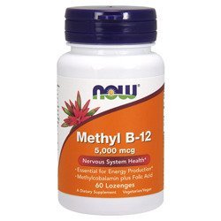 NOW - Methyl B-12 5000mcg - 60 lozenges