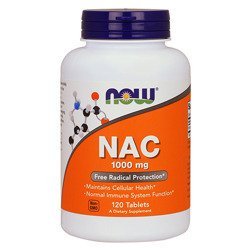 NOW - NAC N-Acetyl Cysteine 1000mg - 120tabs