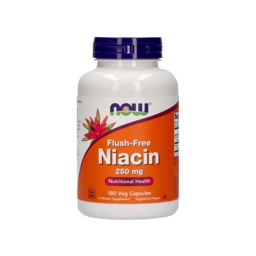 NOW Niacin Flush Free 250mg - 180vcaps WYPRZEDAŻ