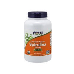 NOW Spirulina 500mg - 500tabs. WYPRZEDAŻ