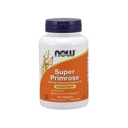 NOW Super Primrose - 60softgels. - Olej z Wiesiołka Dwuletniego