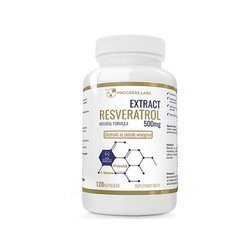 PROGRESS LABS Resveratrol Extract 500mg - 120caps