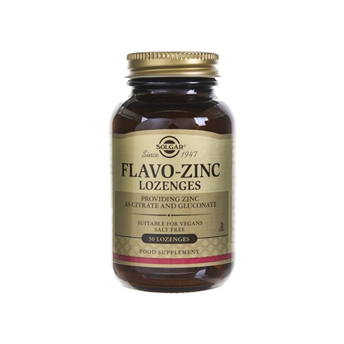 SOLGAR Flavo-Zinc 50mg - 50lozenges