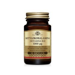 SOLGAR Metylokobalamina 1000IU (Witamina B12) - 30vtabs