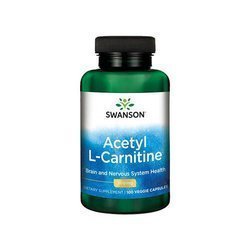 SWANSON Acetyl L-Carnitine 500mg - 100vcaps. - Acetyl L-Karnityna