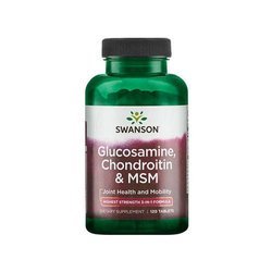 SWANSON Glucosamine, Chondroitin & MSM - 120tabs