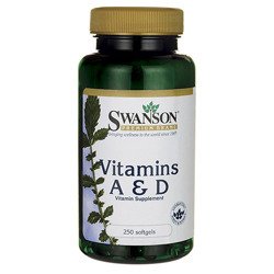 SWANSON Vitamin A & D - 250softgels