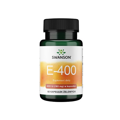SWANSON Vitamin E 400IU - 60softgels