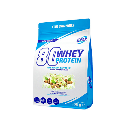 6PAK 80 Whey Protein - 908g