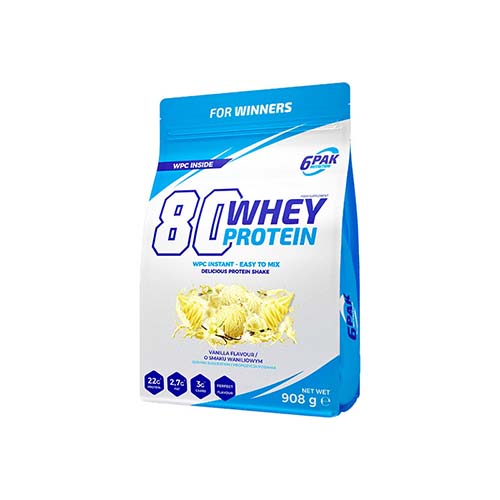 6PAK 80 Whey Protein - 908g