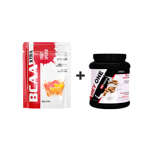 ACTIVLAB BCAA Xtra Fruit Splash - 800g + RED SUPPORT Whey One - 1020g