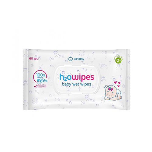 ALG PHARMA H2Owipes Baby Wet Wipes - 60szt. - Chusteczki nawilżane