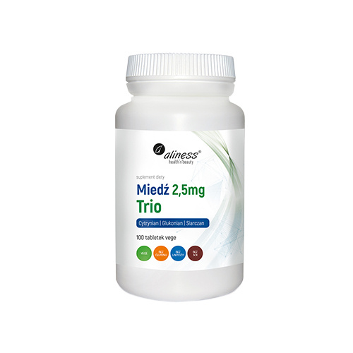 ALINESS - Miedź Trio 2,5mg - 100tabs.