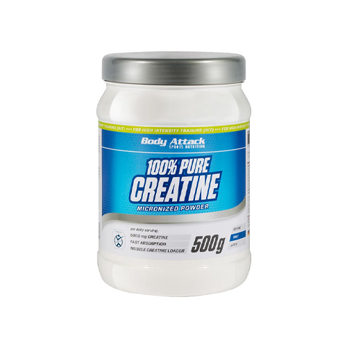 BODY ATTACK 100% Pure Creatine - 500g - Natural