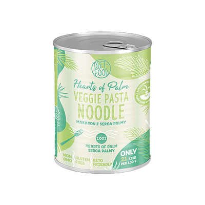 DIET FOOD Hearts of Palm Veggie Pasta Noodle Makaron - 220g