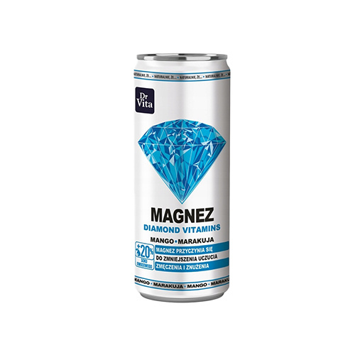 DR VITA Magnez Diamond Vitamins - 250ml - Mango Marakuja