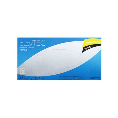 GLOVTEC Rękawice Ochronne Medyczne - 100szt - M ( Rękawiczki Lateksowe )