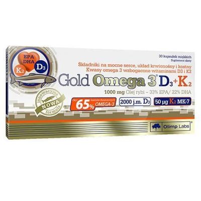 Gold Omega 3 D3 + K2