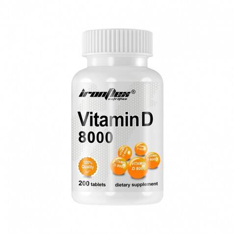 IRONFLEX Vitamin D 8000 - 200tabs.