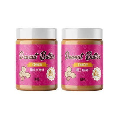 MP NUTRITION Peanut Cream 100% Peanut Crunchy - Masło Orzechowe / Krem orzechowy - 2x 1000g