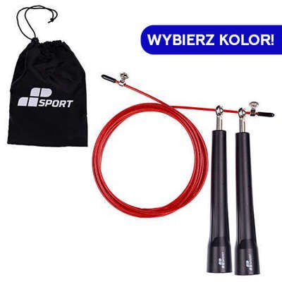 MP SPORT Jump Rope Plastic Handle - Skakanka z plastikowymi uchwytami - 3m