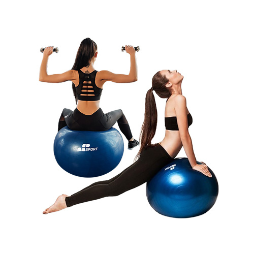MP SPORT Yoga Ball - Duża piłka do ćwiczeń - 65cm + pompka
