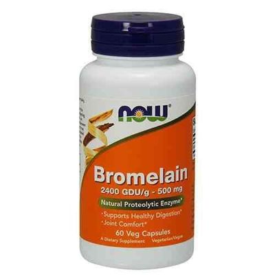 NOW Bromelain (Bromelina) - 60vcaps