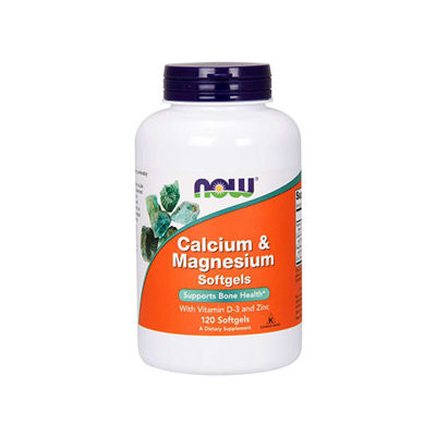 NOW Calcium and Magnesium - 120softgels
