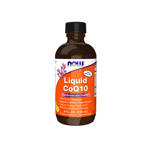 NOW CoQ10 Liquid - 118ml - Orange