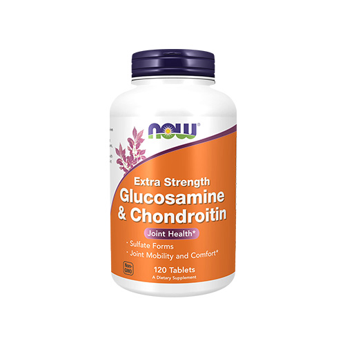 NOW Glucosamine & Chondroitin Sulfate Extra Strength - 120tabs