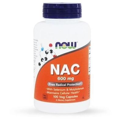 NOW - NAC Acetyl Cysteine 600mg - 100vegcaps