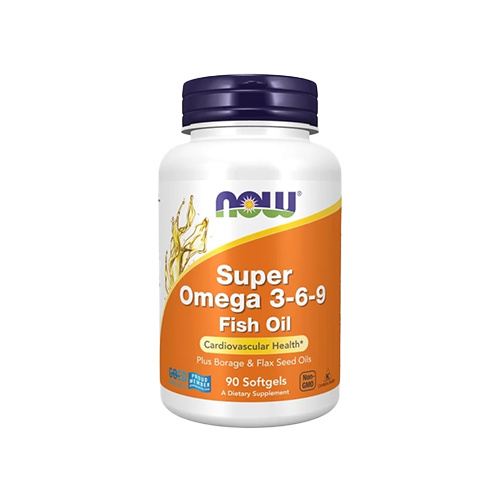 NOW Super Omega 3-6-9 Fish Oil - 90softgels